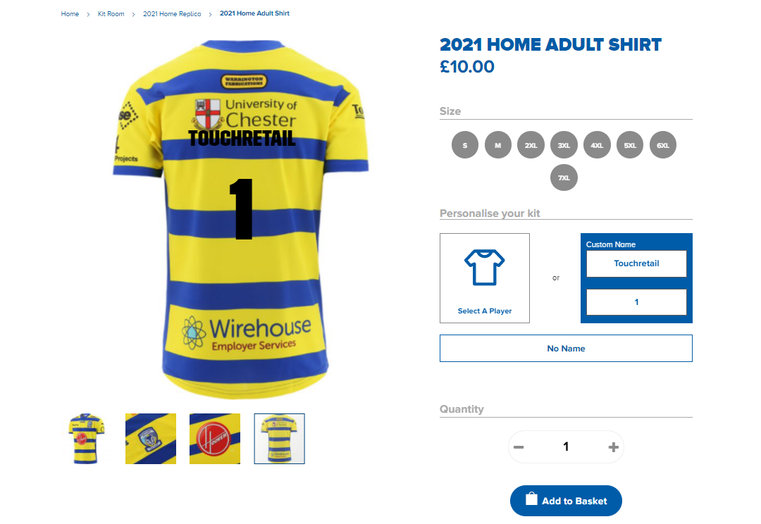 Warrington Wolves Kit